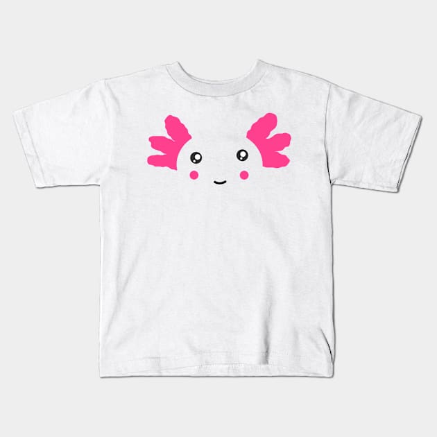 Axolotl Kids T-Shirt by faiiryliite